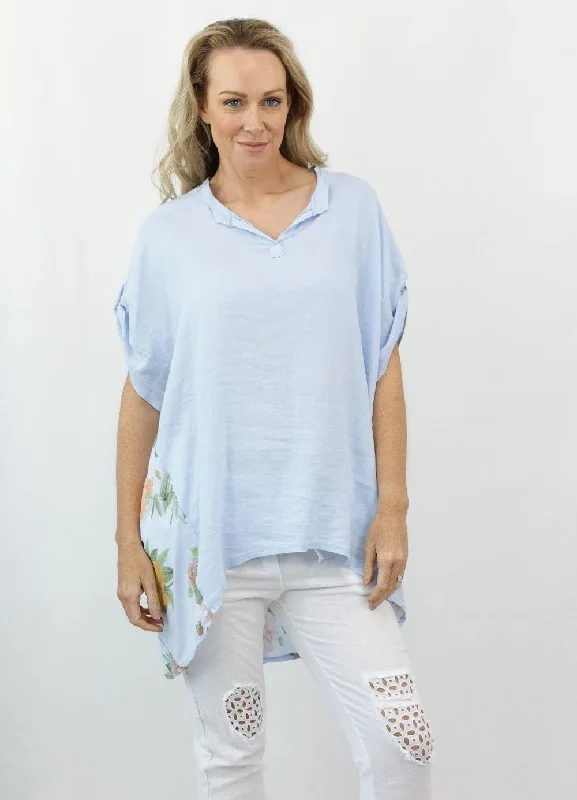 SOFT BLUE VALEN TOP