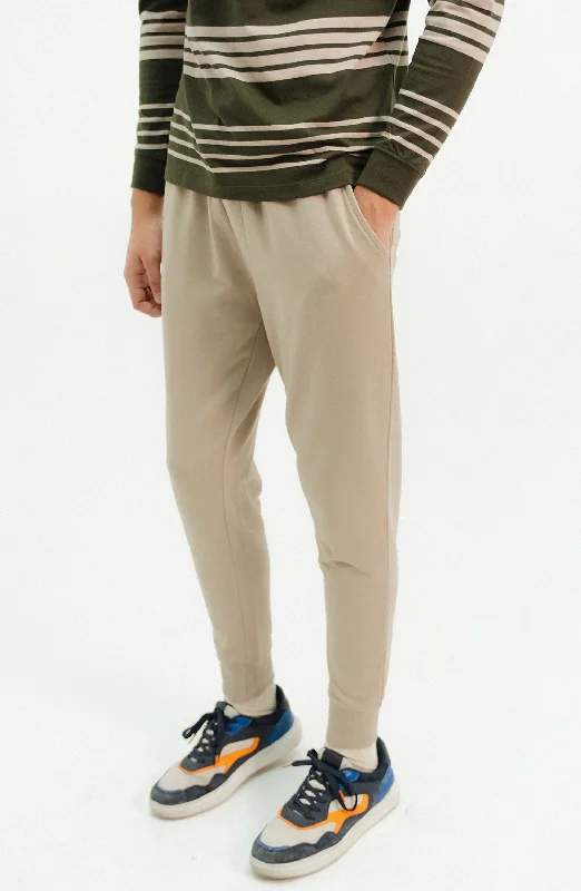 Terry Jogger Pant High-Waist Trousers