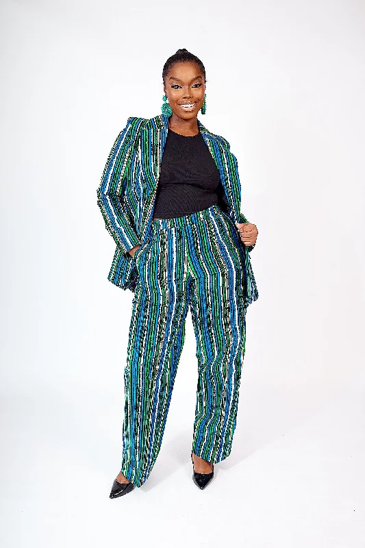AFRICAN PRINT JOLADE PANTS Classic Straight Pants