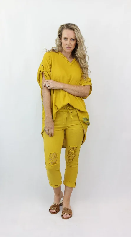 MUSTARD VALEN TOP