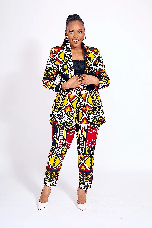 AMAKA AFRICAN PRINT PANTS Comfortable Jogging Pants