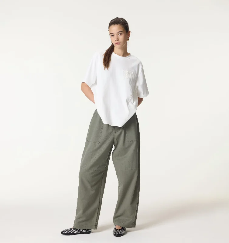 Porto Pant - Sage Comfy Zip-Up Pants