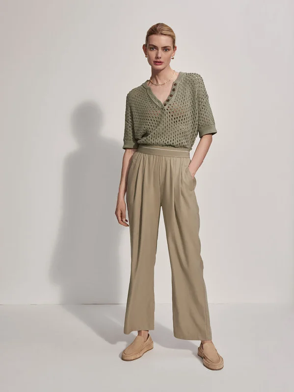 Varley - Riggs Loose Fit Pant Classic Pleated Pants