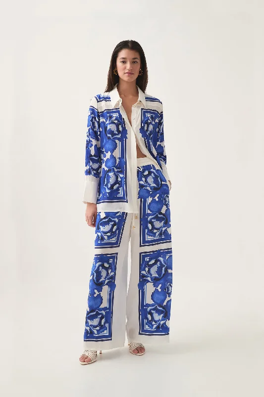 Atomic Silk Relaxed Pant Trendy Printed Leggings