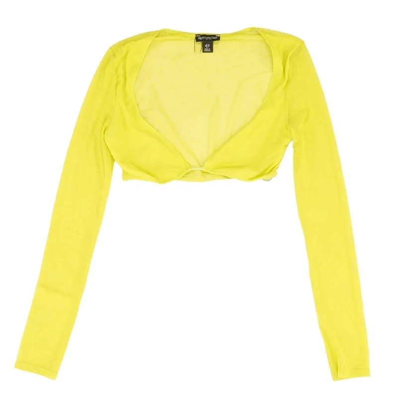Green Solid Long Sleeve Blouse Embroidered Cotton Blouse