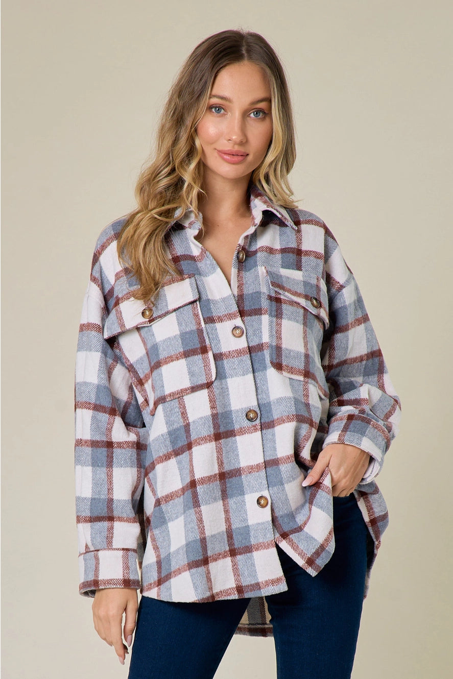 Murdock Shacket Business Casual Blouse