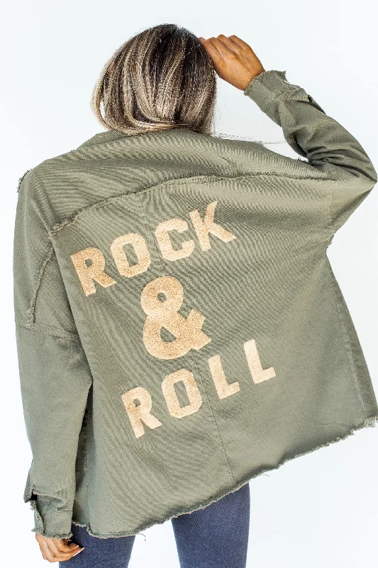 Rock & Roll Shacket Elegant Office Blouse