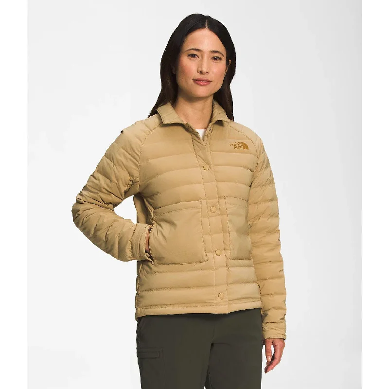 The North Face Women's Belleview Stretch Down Shacket Bell Sleeve Blouse