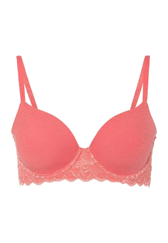 Luxury Moments Lace T-Shirt Bra | Porcelain Rose 71503-2309 Houndstooth Herringbone Solid Luxury Moments Lace T-Shirt Bra | Porcelain Rose 71503-2309 Houndstooth Herringbone Solid
