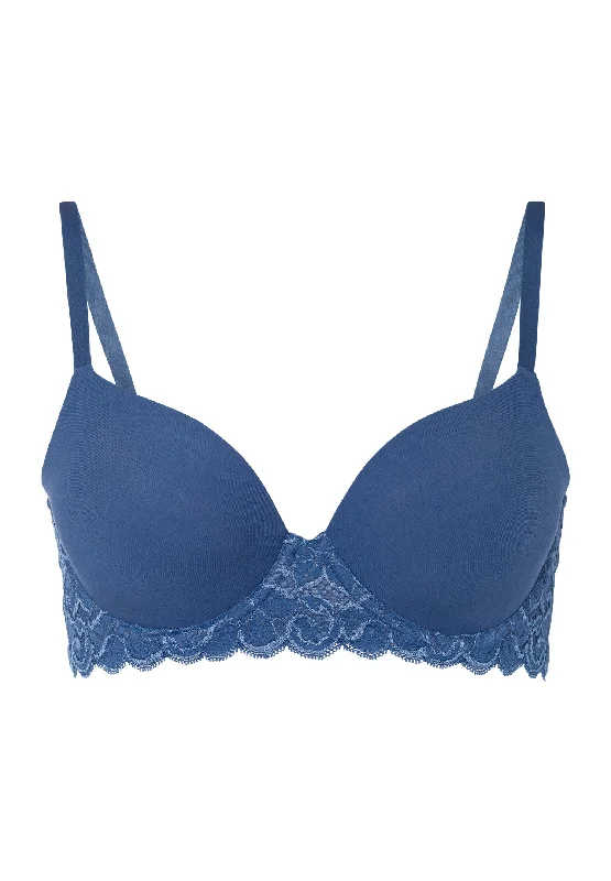 Luxury Moments Lace T-Shirt Bra | True Navy 71503-2604 Spandex Blend Rayon Blend Denim Blend Luxury Moments Lace T-Shirt Bra | True Navy 71503-2604 Spandex Blend Rayon Blend Denim Blend