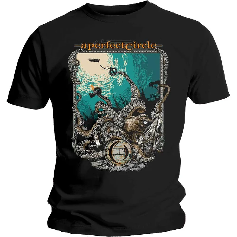 A Perfect Circle | Official Band T-Shirt | The Depths Collared Crew Neck Turtle Neck