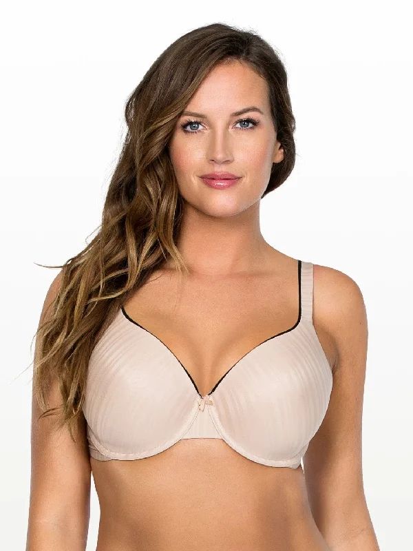 Aline T-shirt Bra - Nude - P5251 Thin T-Shirt Open Front Quick Dry