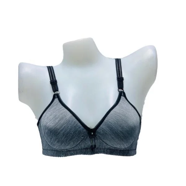 Branded Elegant Self Padded T-Shirt Bra Terry Blend Velvet Blend Canvas Blend