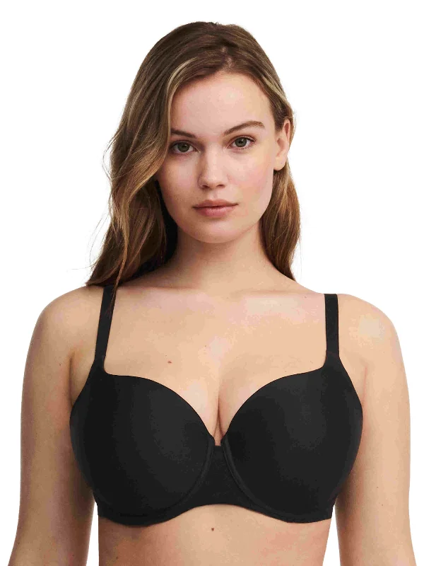 Chantelle Norah Comfort Smooth Sweetheart T-Shirt Bra Mesh Blend Leather Blend Suede Blend