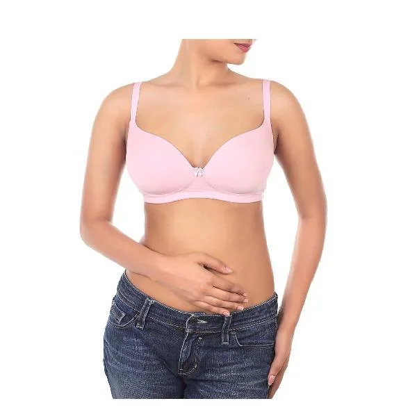 Elegant Padded Wire free T-Shirt Bra Layered Multi-layer Single Layer