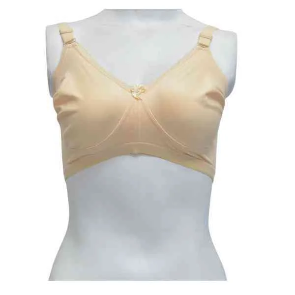 Everyday Non Padded T-Shirt Bra Front Pockets Side Pockets Patch Pockets