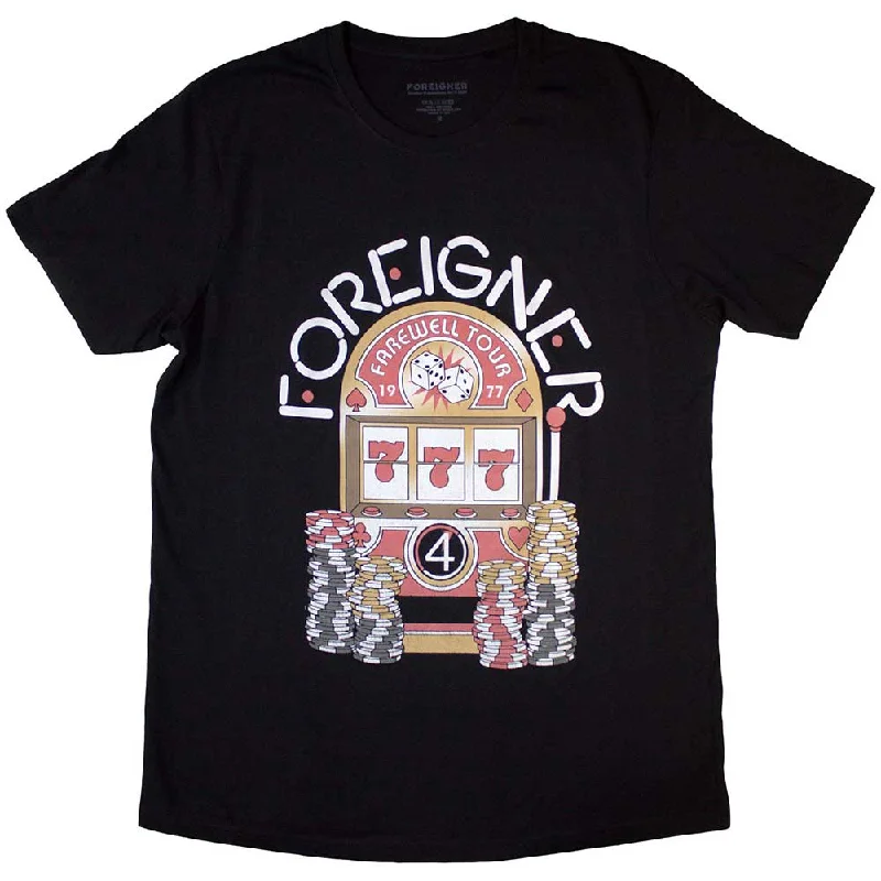 Foreigner | Official Band T-Shirt | Farewell Tour Iron Safe Non-Iron Wrinkle Free