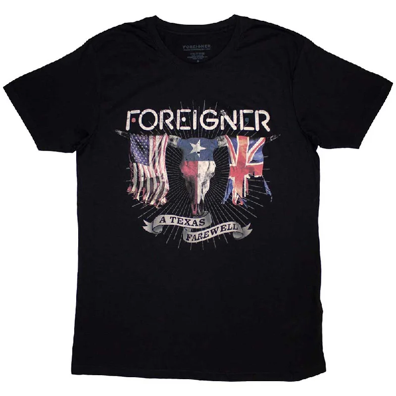 Foreigner | Official Band T-Shirt | Texas Farewell Casual Formal Business