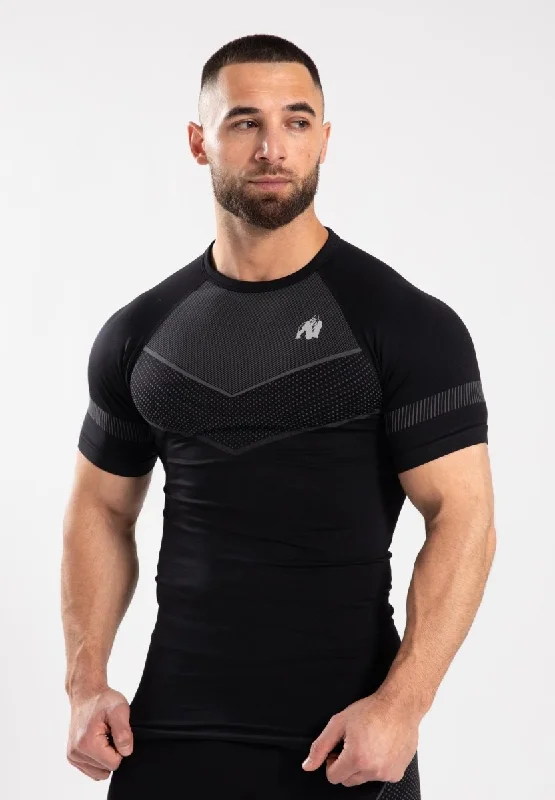 Gorilla Wear Norton Seamless T-Shirt - Black Lace Blend Ribbed Blend Corduroy Blend