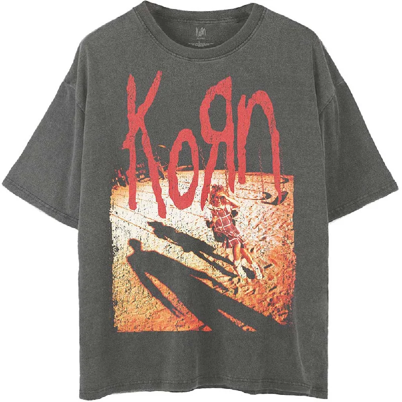 Korn | Official Band T-Shirt | Shadow Playground Rayon Velvet Corduroy