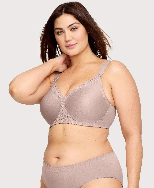 MagicLift Seamless Support T-Shirt Bra Taupe Elegant Classic Vintage