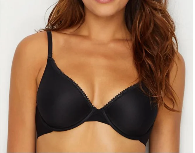 On Gossamer Mesh Convertible T-Shirt Bra Graphic Embroidered Appliqued