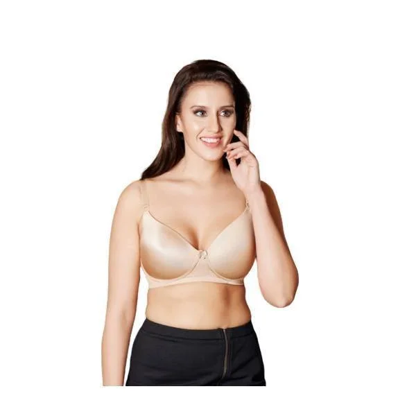 Silk Go To T-Shirt Wireless Bra Print Jacquard Patchwork