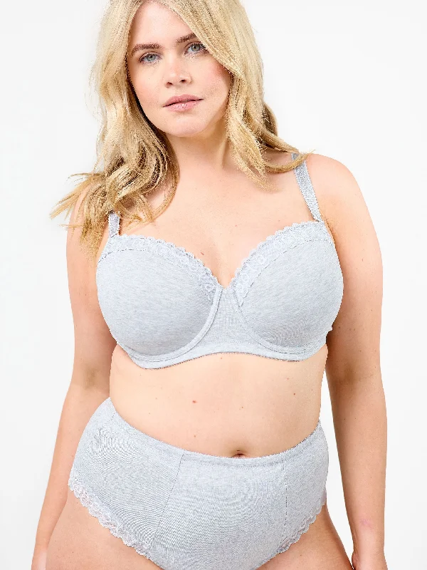 Super Soft Cotton T-Shirt Bra Satin Blend Silk Blend Wool Blend