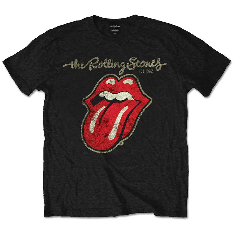 The Rolling Stones Kids T-Shirt: Plastered Tongue Polka Dot Checkered Tartan