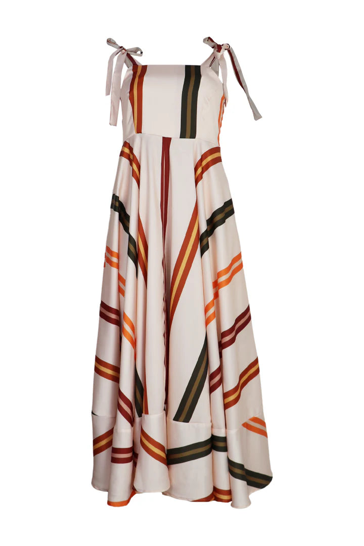 Abigail Maxi Dress Elegant Maxi Dress with Pockets