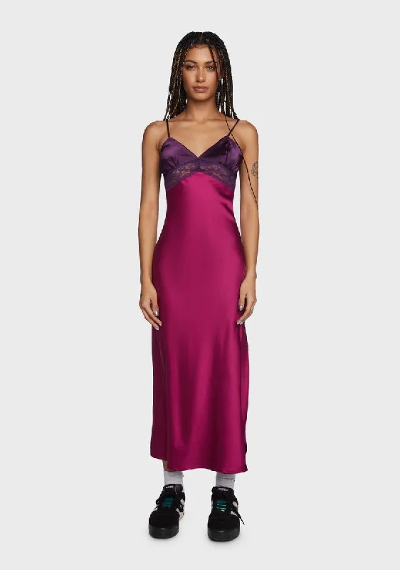 Lavender Stay A While Maxi Dress Cozy Knit Maxi Dress