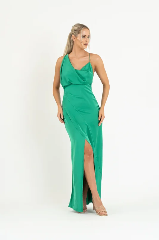 Muse Maxi Dress in Cardinal Green Classic Black Maxi Dress