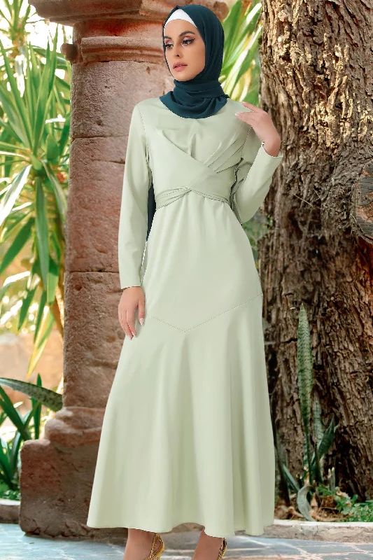Sage Green Criss Cross Satin Long Sleeve Maxi Dress-CLEARANCE Chic Sleeveless Maxi Dress Sage Green Criss Cross Satin Long Sleeve Maxi Dress-CLEARANCE Chic Sleeveless Maxi Dress