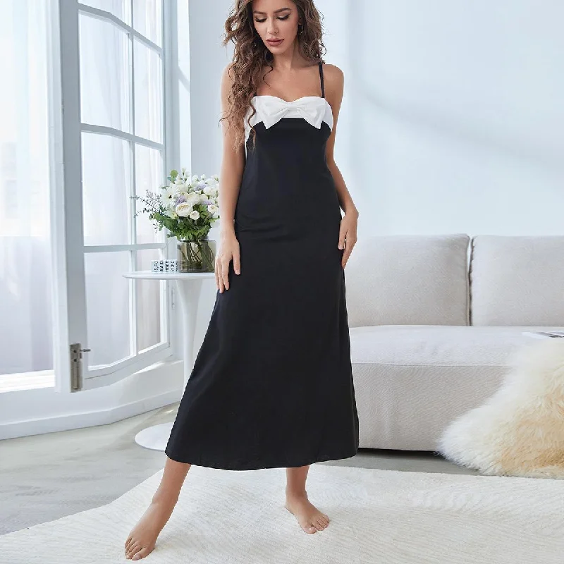 Slip Nightdress Women Maxi Dress Pajamas Pajamas Trendy V-Neck Maxi Dress