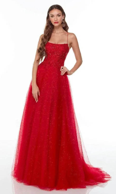 Alyce Paris - Beaded Bodice Tulle Ballgown 61134