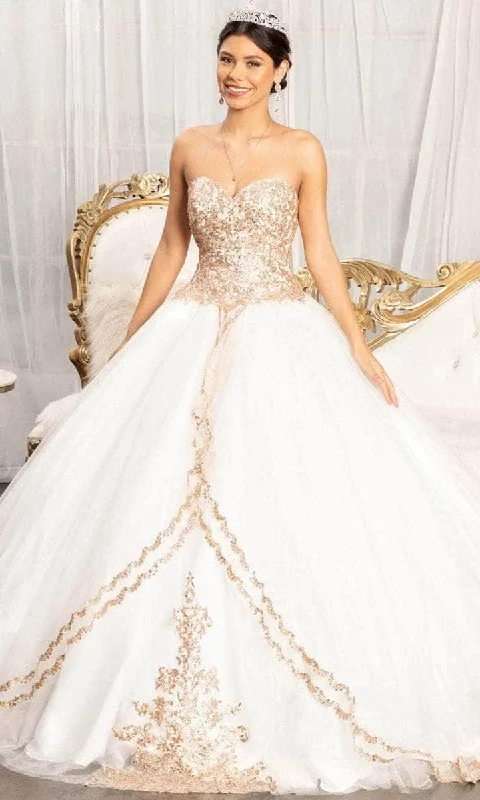 Elizabeth K - Sweetheart Sequin Ballgown GL1973