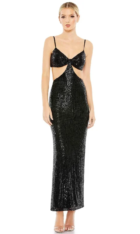 Ieena Duggal 70130 - Cutout Sequined Evening Gown