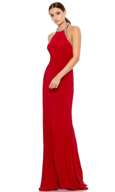 Ieena Duggal - 55285 Halter Simple Prom Sheath Dress