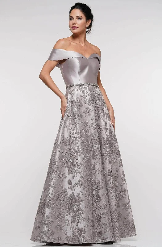 Marsoni by Colors MV1013 - Embroidered A-Line Formal Dress