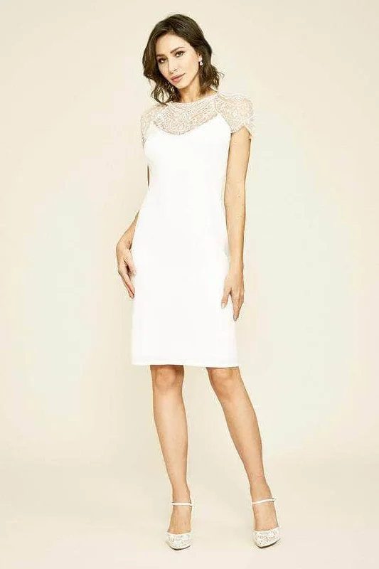 Tadashi Shoji - Cap Sleeve Crepe Cocktail Dress