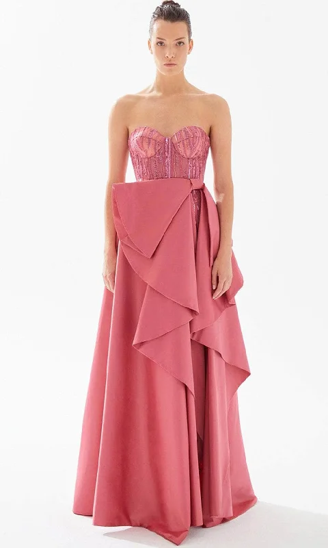 Tarik Ediz 98270 - Sweetheart A-line Evening Gown