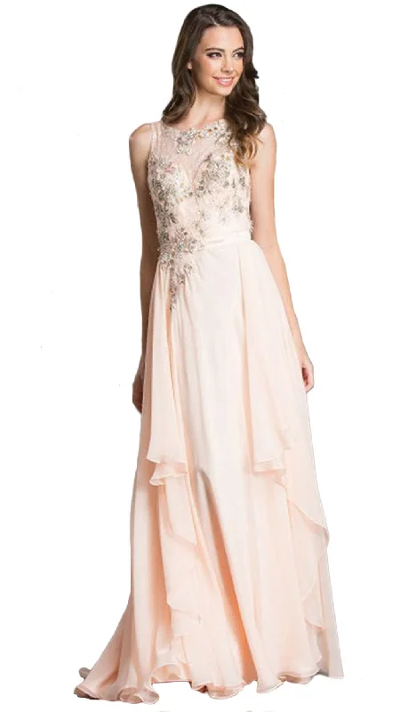 Trevi Collection - Long Flowy A-Line Prom Dress