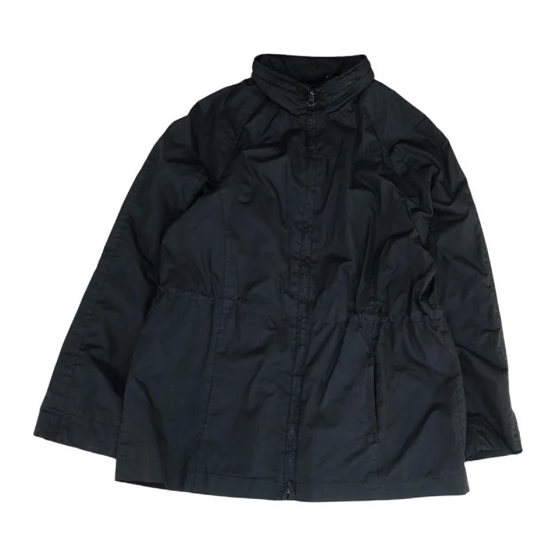 Black Solid Lightweight Jacket Jersey Jacket Tulle Jacket Batik Jacket