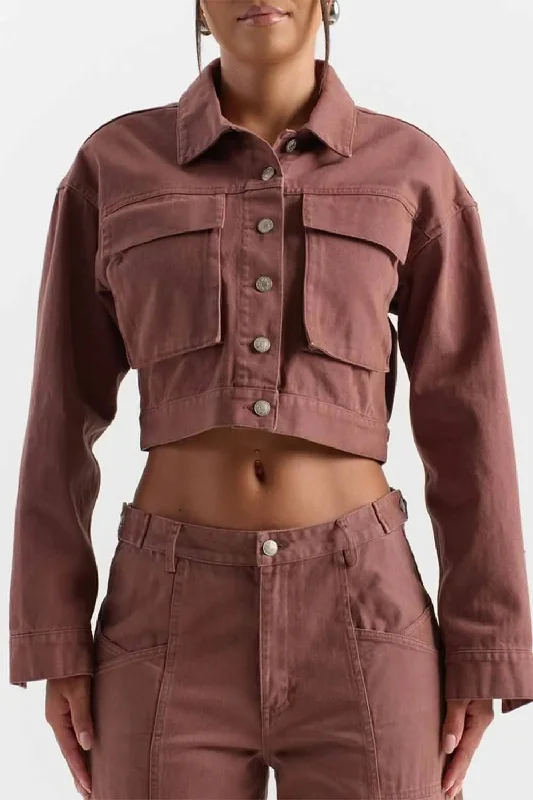 Crop It Like It’S Hot Denim Jacket Faux Fur Jacket Real Fur Jacket Shearling Jacket