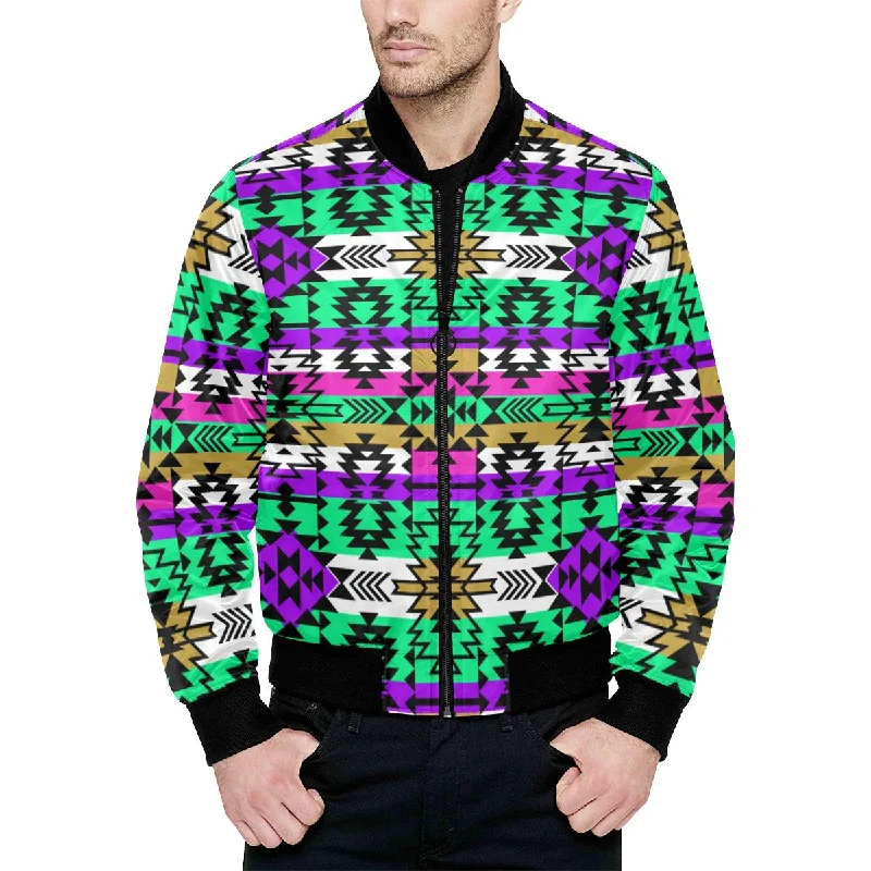 Final Grand Entry Unisex Heavy Bomber Jacket with Quilted Lining Quilted Jacket Puffer Jacket Insulated Jacket