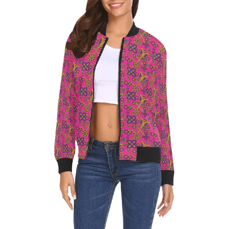 Rainbow Tomorrow Tulip Bomber Jacket for Women Fitted Jacket Loose Jacket Oversized Jacket