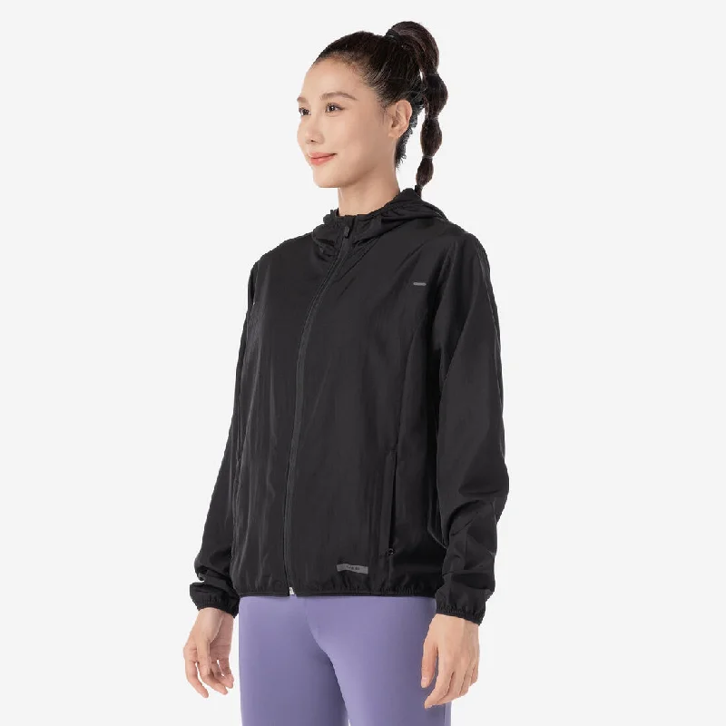 Women's windproof running jacket - KIPRUN Run 100 Wind Tailored Jacket Straight Jacket A-Line Jacket