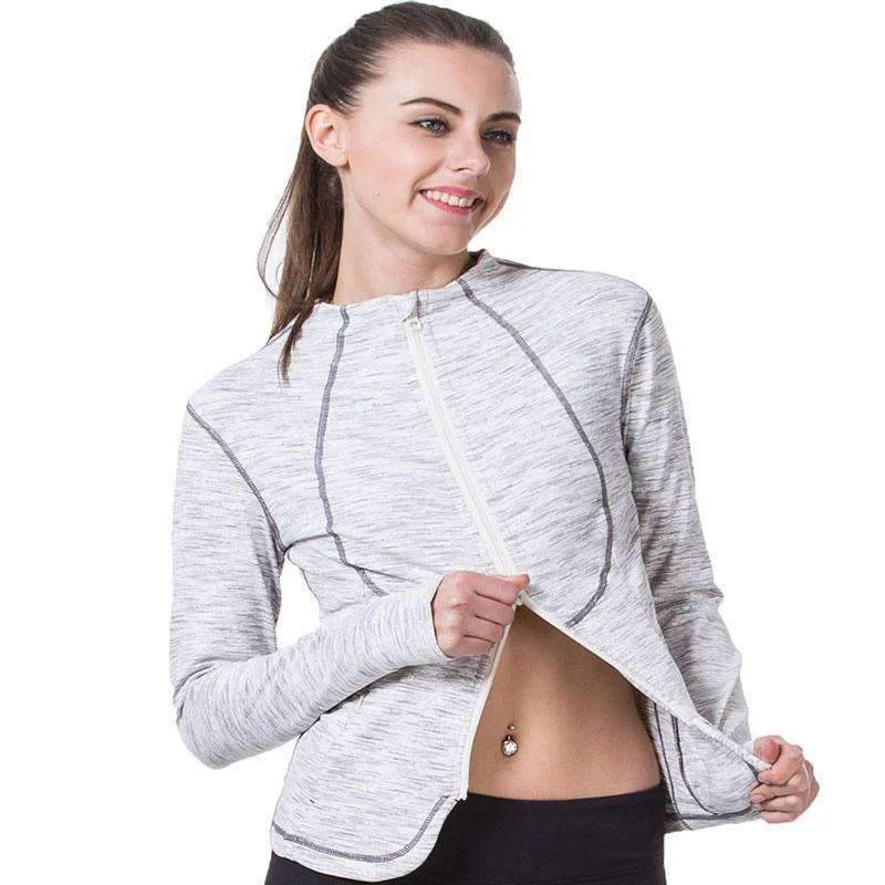 Women'S Winter Jackets Women Dry Fit Running Jacket Gym Fitness Jackets For Women Sports Yoga Coat Yoga Jacket Long Sleeve Vest Print Jacket Jacquard Jacket Patchwork Jacket