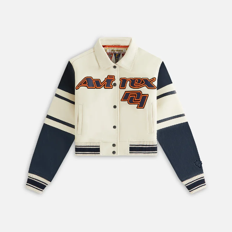 Kith Women & AVIREX for the New York Knicks Icon Jacket - Sandrift Jacket Blazer Coat