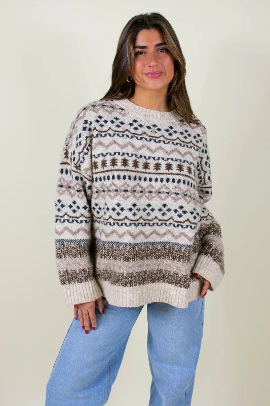 Cool Vibes Sweater Toggled Drawstring Belted